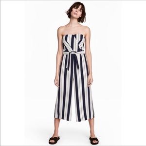 H&M strapless jumpsuit